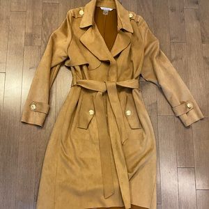 Peter Nygard Suede Trench coat